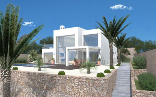 Moderne villa met spectaculair uitzicht in Jávea