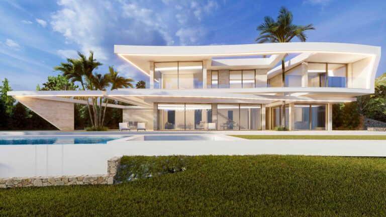 Luxe villa met moderne architectuur in Javea