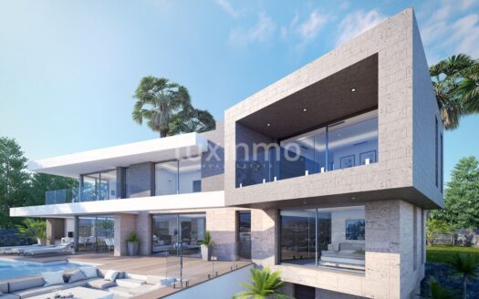 Te koop een complex van twee luxe villa's in Sierra de Altea