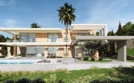 Elegante luxe villa met zeezicht te koop in Javea