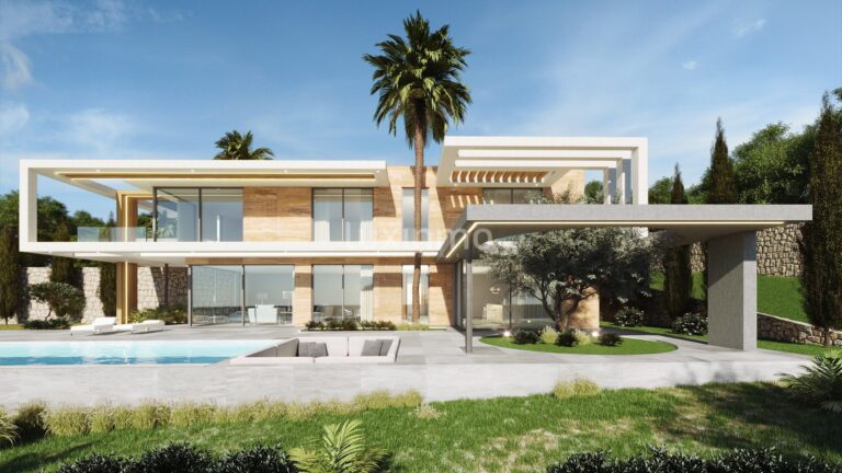 Elegante luxe villa met zeezicht te koop in Javea