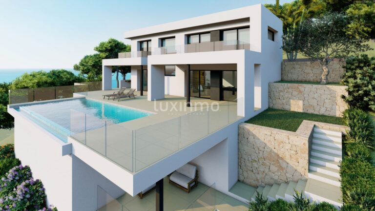 Luxueuze moderne designvilla in privécomplex tussen Jávea en Moraira