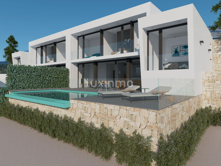 Moderne twee-onder-een-kapwoning in Moraira