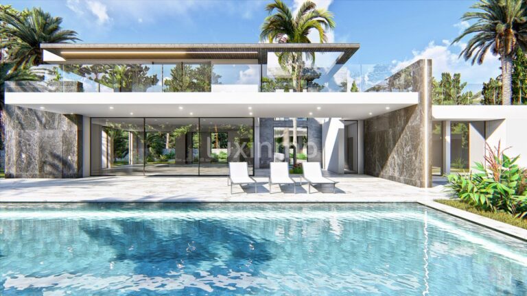 Luxe villa in moderne stijl te koop in Monte Olimpo Jávea