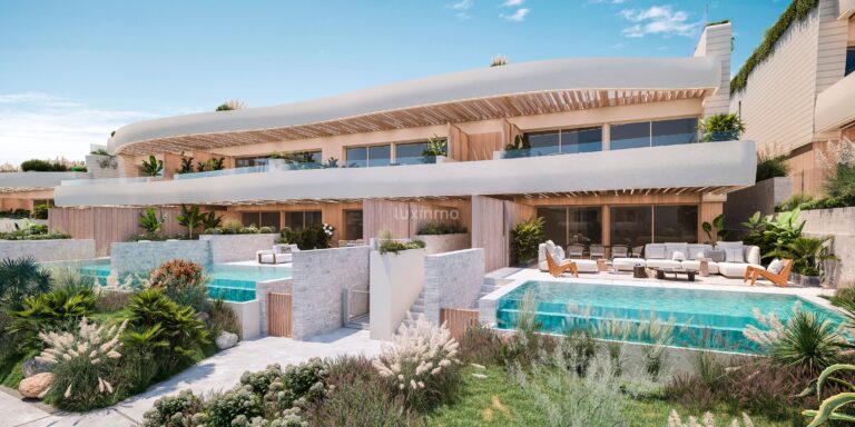 Appartement met privézwembad en uitzicht op zee in Marbella