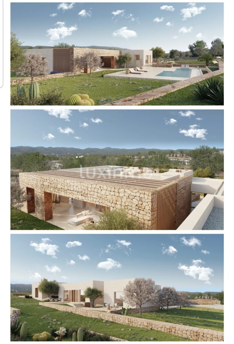 Perceel te koop met project gepresenteerd in Sant Rafel de Sa Creu