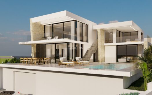 Prachtige moderne luxe villa met uitzicht op zee in Calpe