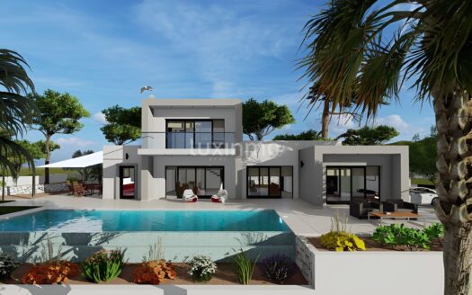 Luxe en modern huis met uitzicht op zee in Benissa