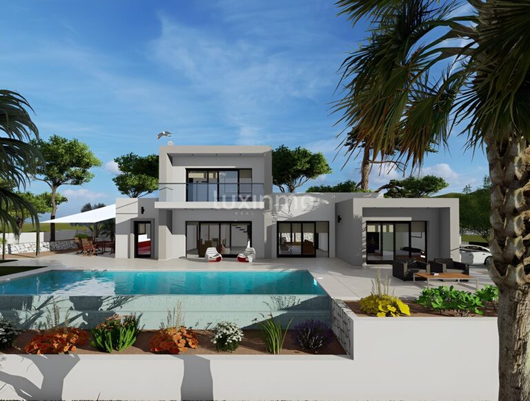 Luxe en modern huis met uitzicht op zee in Benissa