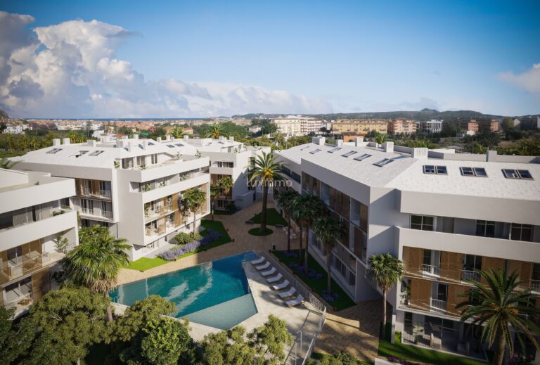 Duplex penthouse te koop in een nieuw gebouwd wooncomplex in het centrum van Javea