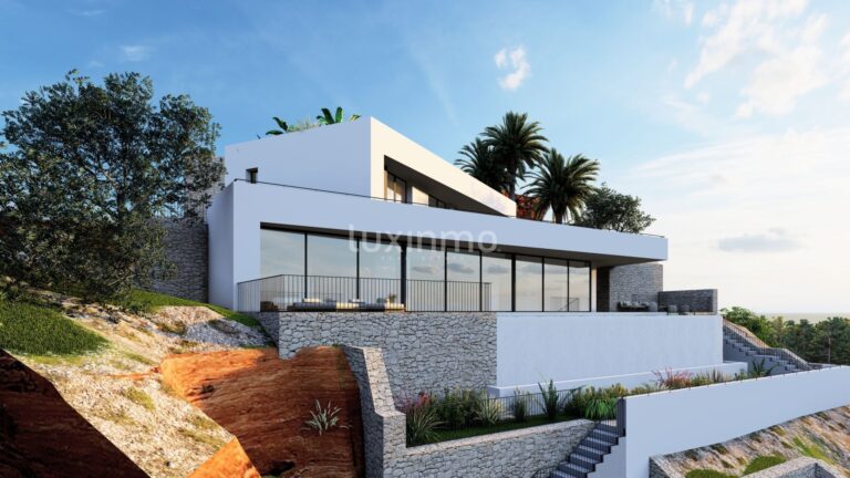 Prachtig vrijstaand huis met 4 slaapkamers en uitzicht op zee en de bergen in Altea