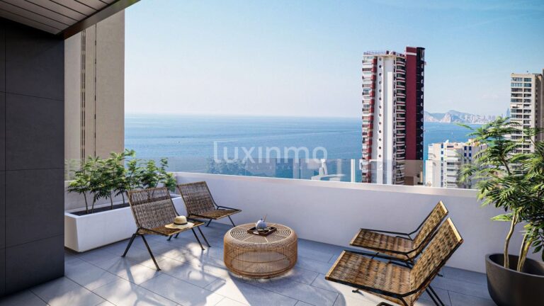 Appartementen in Benidorm met uitzicht op zee