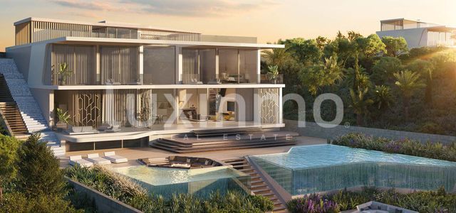 Exclusief wooncomplex met uitzicht op zee naast de golfbaan in Benahavis