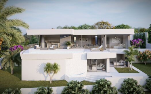 Prachtig modern vrijstaand huis met zeezicht in Calpe