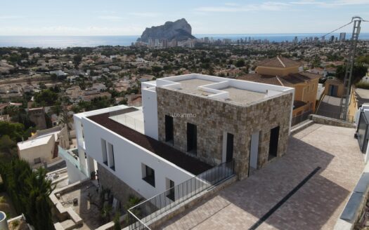 Vrijstaand huis met zeezicht in Calpe