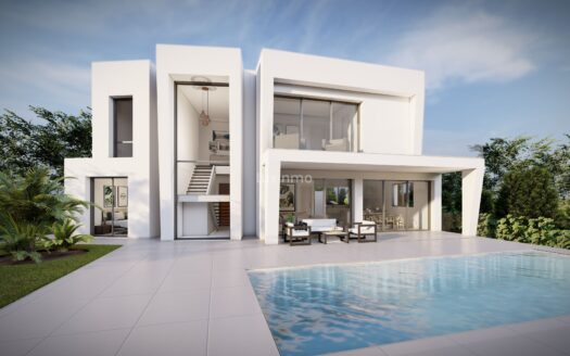 Prachtig modern huis met zeezicht in Moraira