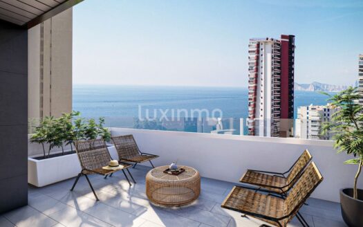 Appartementen in Benidorm met uitzicht op zee