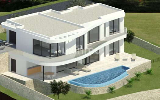 Luxe moderne villa met prachtig uitzicht in Moraira