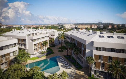 Duplex penthouse te koop in een nieuw gebouwd wooncomplex in het centrum van Javea