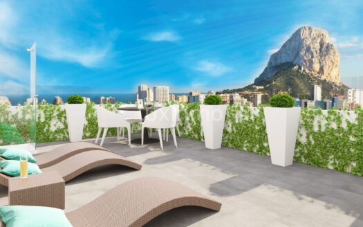 Appartement met zeezicht te koop in Calpe