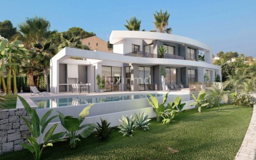 Luxe villa in La Fustera met uitzicht op zee