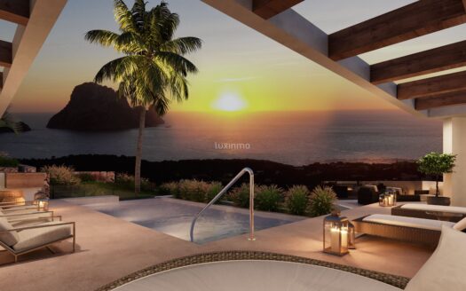 Luxe villa's met uitzicht op zee en Es Vedra
