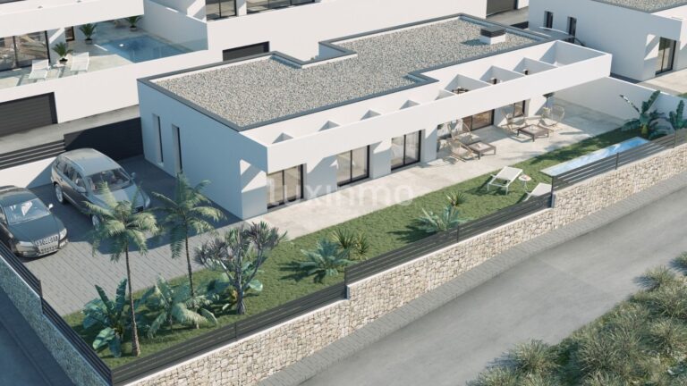 Nieuwbouw villa's met zeezicht in Finestrat