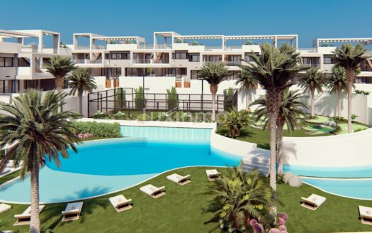 Bungallow in verbazingwekkend Resort bij de Laguna Rosa in Torrevieja
