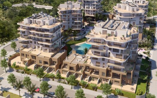 Appartementen aan het strand nabij Benidorm