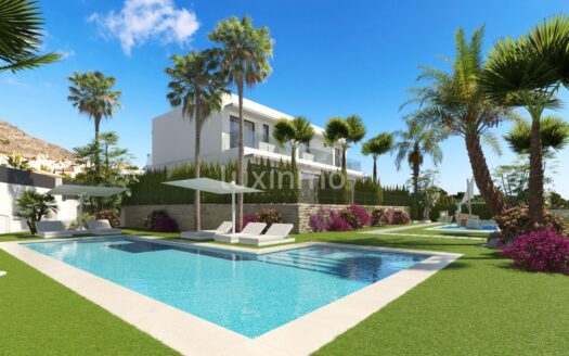 Boutique wooncomplex van geschakelde villa's in de buurt van Benidorm