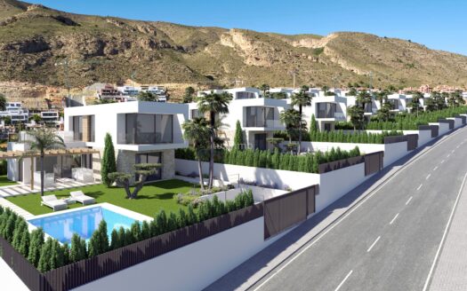 Moderne villa in Sierra Cortina met uitzicht op zee