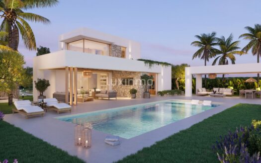 Luxe nieuwbouwvilla met 5 slaapkamers en uitzicht op zee in Pinosol