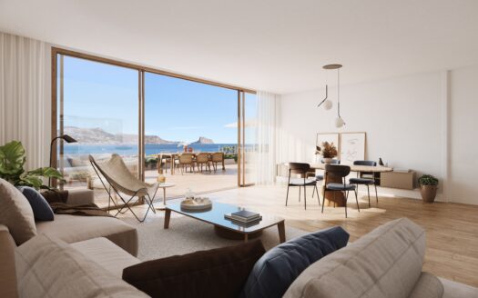 Nieuwbouw penthouse aan het strand van Albir