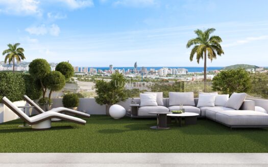Prachtig modern penthouse met panoramisch uitzicht in Balcón de Finestrat
